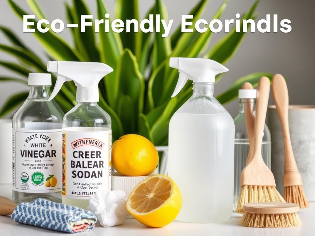 Miljövänliga rengöringsmedel för tömning och städning av lägenhet