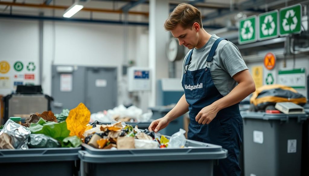 Separation och återvinning av matavfall
