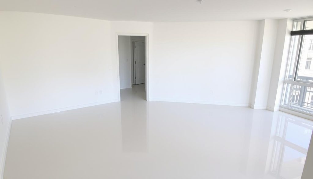 Slutresultat efter professionell tömning och städning av lägenhet