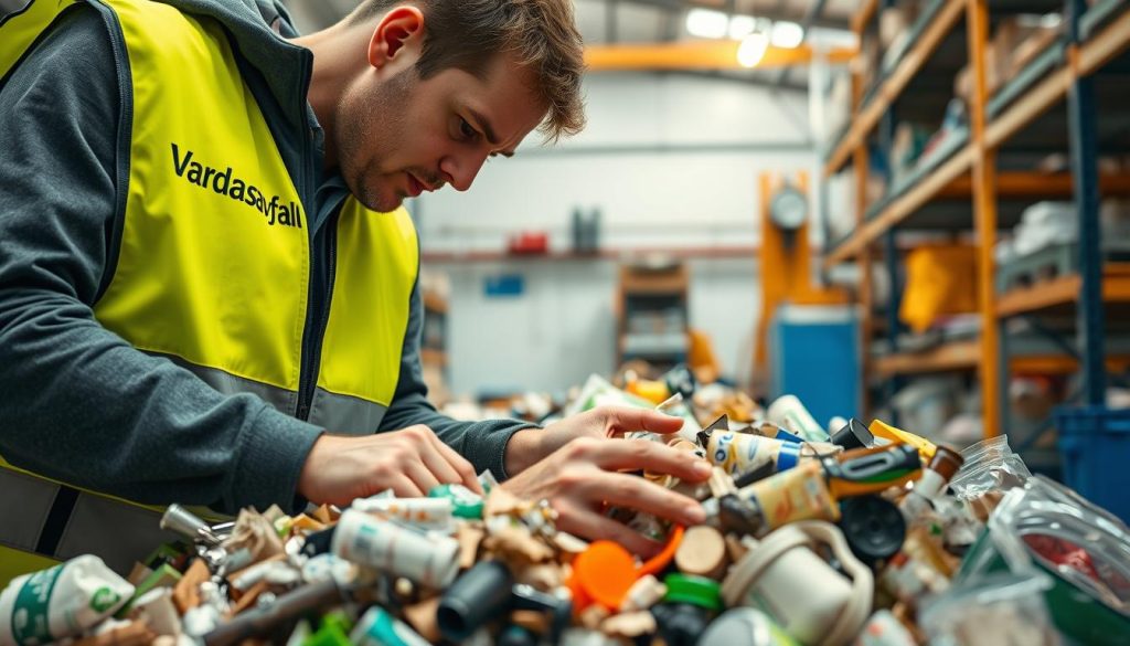 Verksamhetsavfall reduceringsresultat