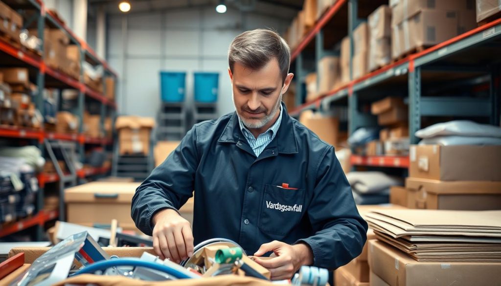 logistik dödsbo hantering