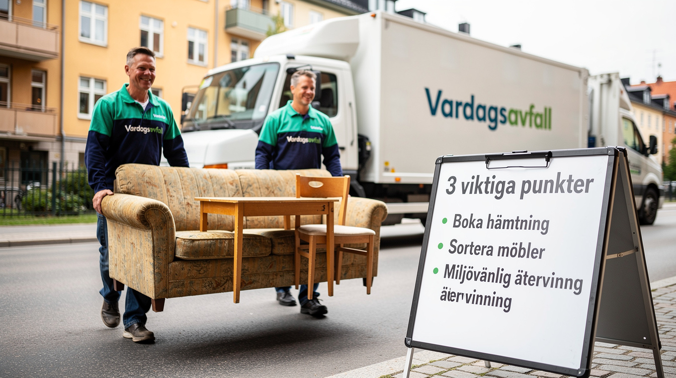 Vad ingår i vår bortforslingstjänst? - bortforsling möbler Stockholm