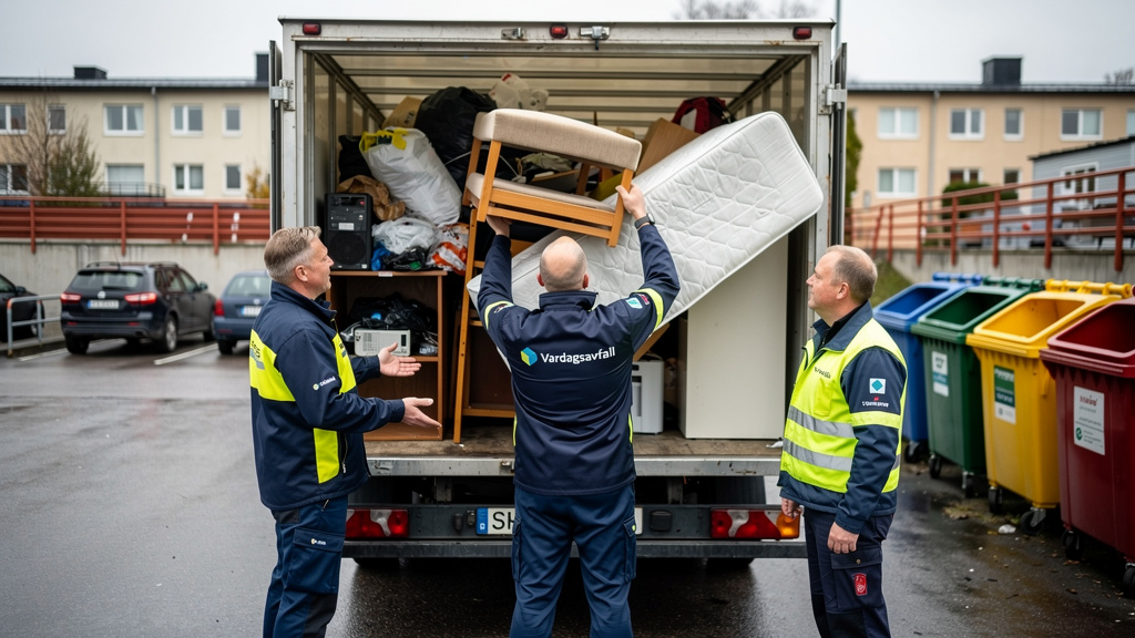 Miljöansvar och hållbar hantering av grovavfall - bortforsling grovsopor